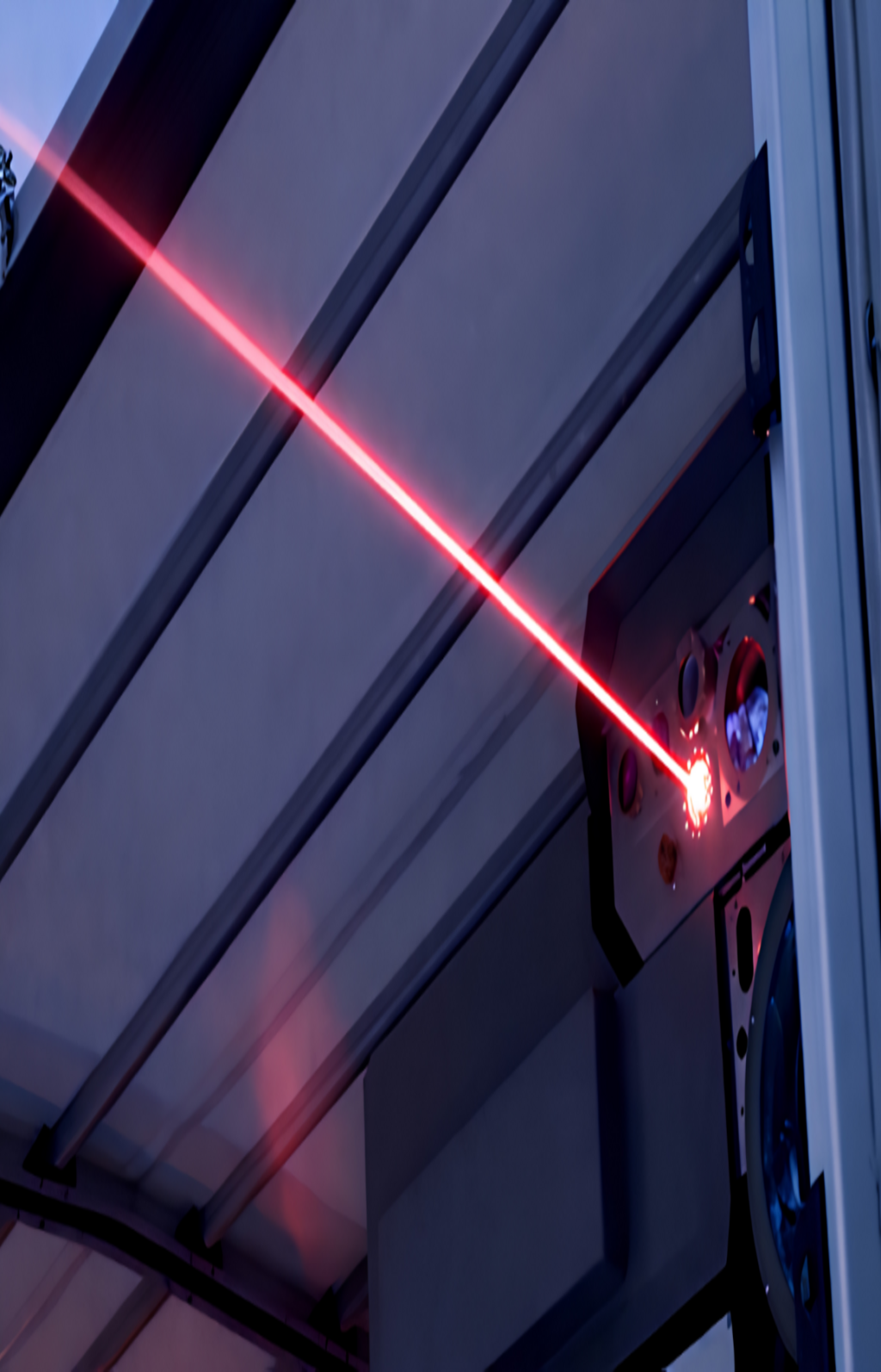 Laserstrahl zur Drohnenabwehr in Nahbereich