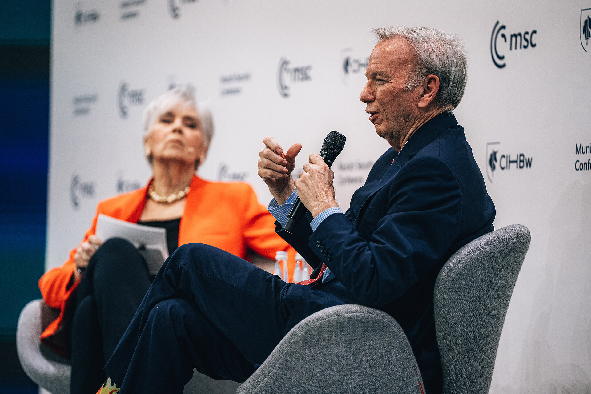Eric Schmidt und Jeanne Meserve auf der MSC Innovation Night 2026