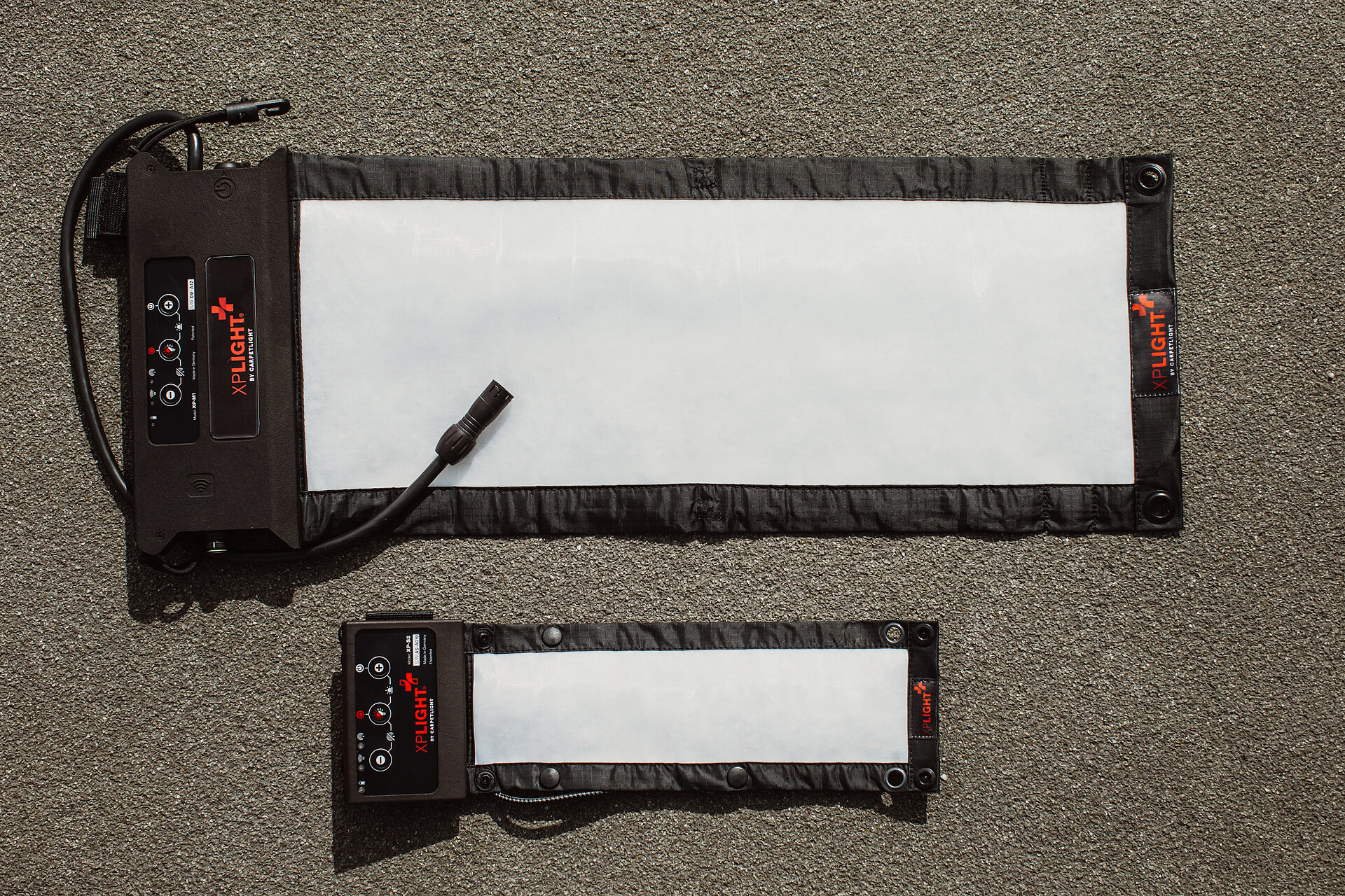 The light mats are flat and lightweight, making them easy to attach to just about anything. The light mats are flat and lightweight, making them easy to attach to just about anything.