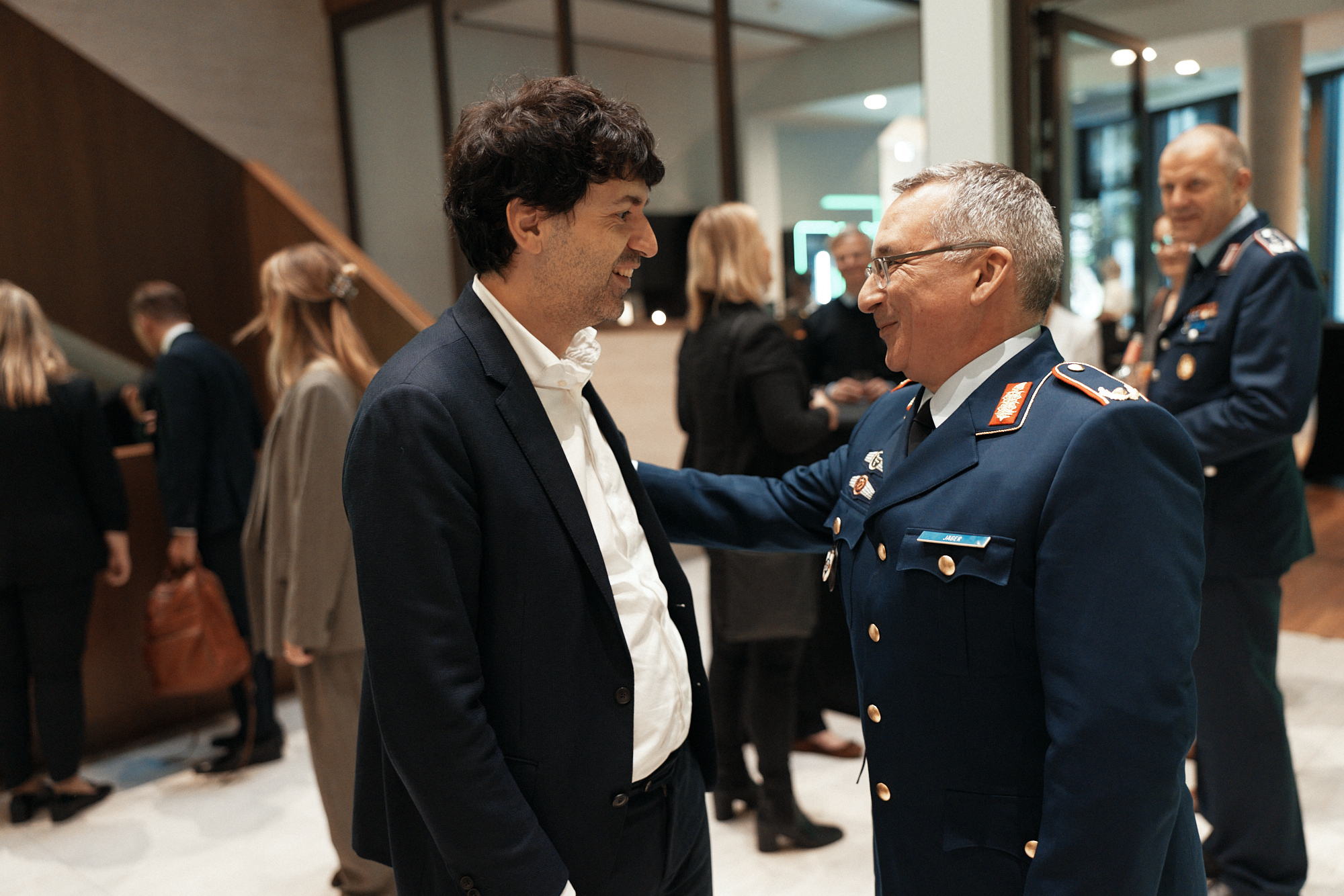 Sven Weizenegger mit General Jäger.