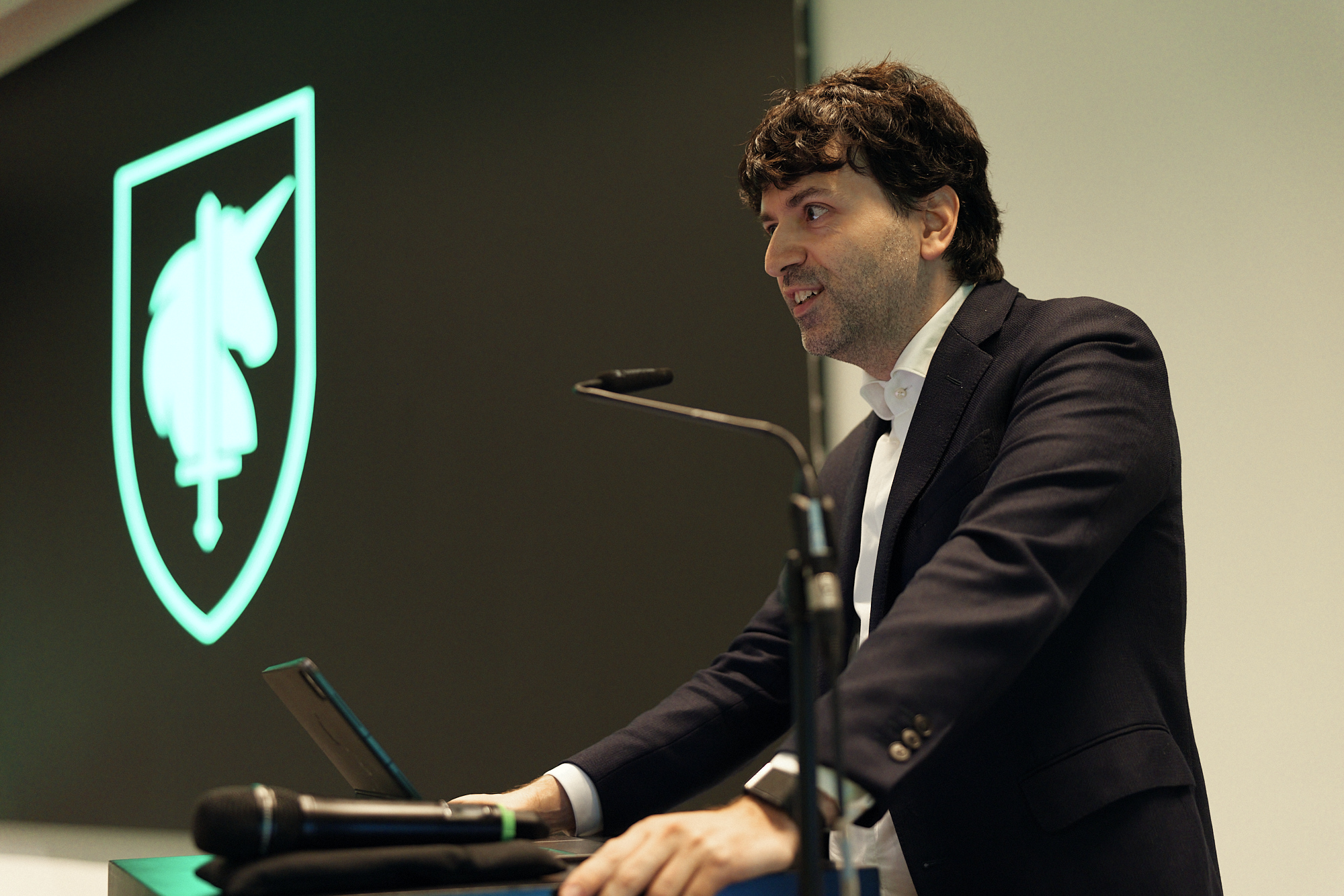 Sven Weizenegger bei seiner Keynote