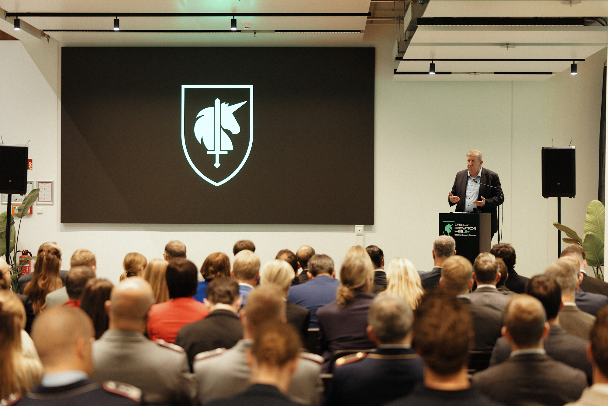 Andreas Schwarz MdB bei seiner Keynote.